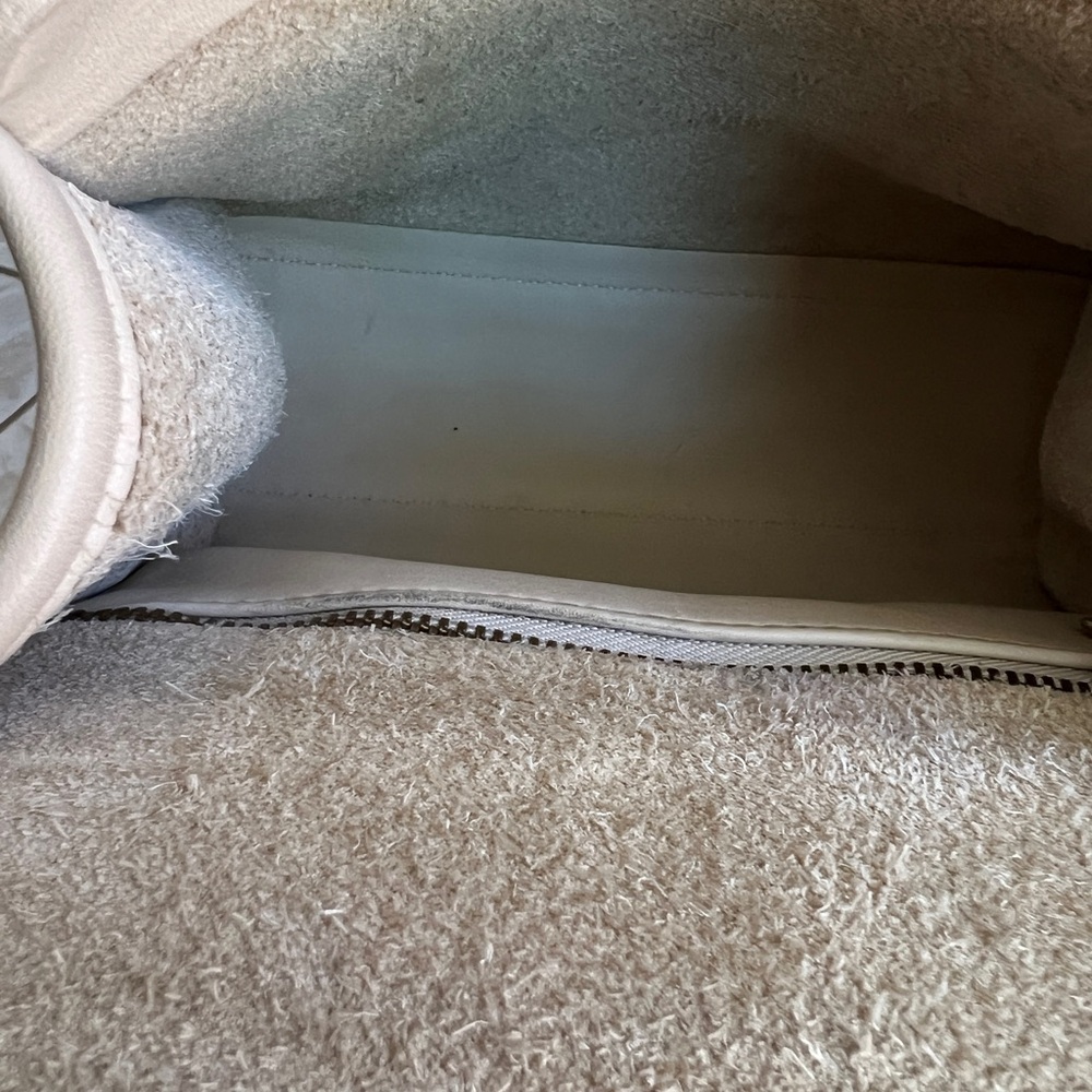 Vintage Coach Regina Cream Leather Top Handle Satchel - Picture 7 of 8